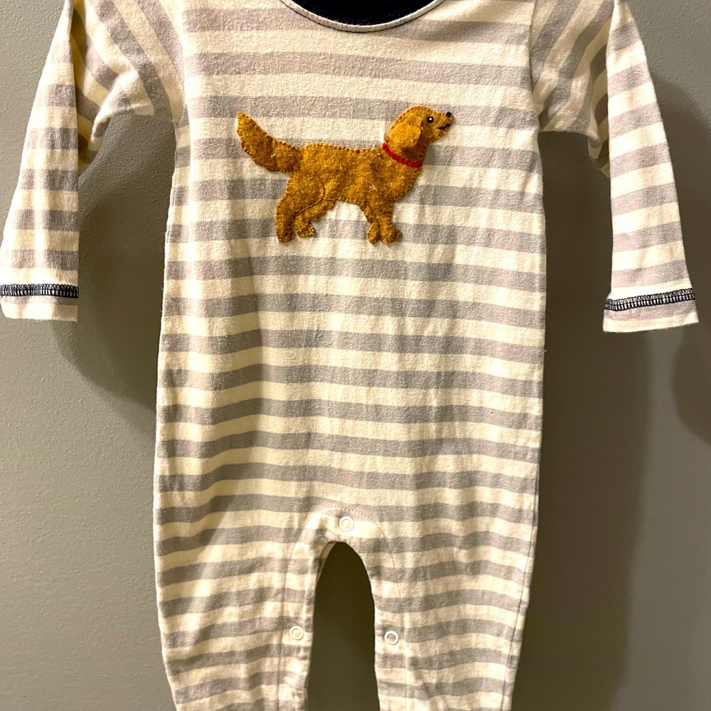 Baby Luigi long sleeve dog romper.